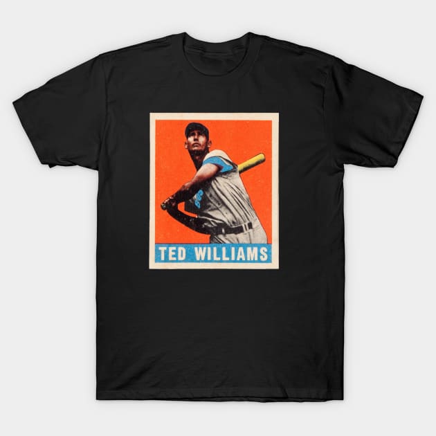 Ted Williams 1948 Leaf T-Shirt by BlackBoxHobby